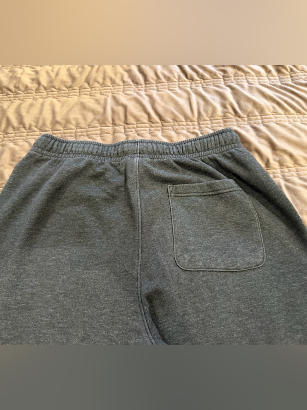 3 pr men’s sweatpants - 2 sz M grey goodfellow & co and 1 blk sz S All in motion - Picture 4 of 9